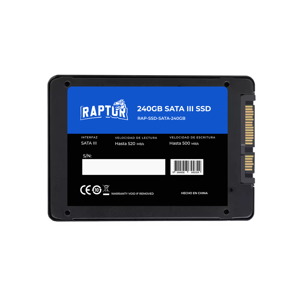 Disco SSD Raptor Legacy 240Gb