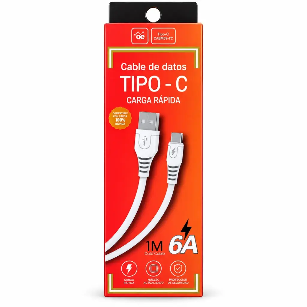Cable USB a Tipo C 6A BLT-234