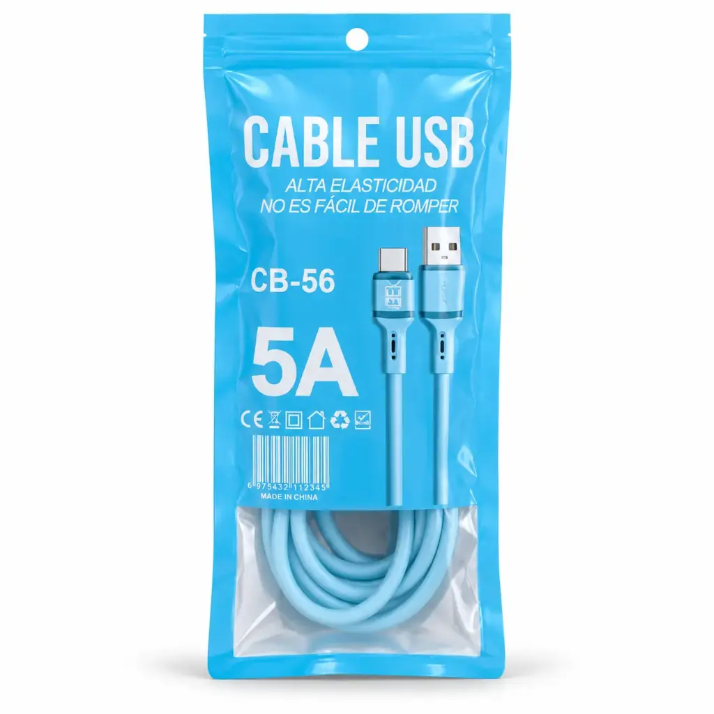 Cable USB a Tipo C 5A IBEK CB-56