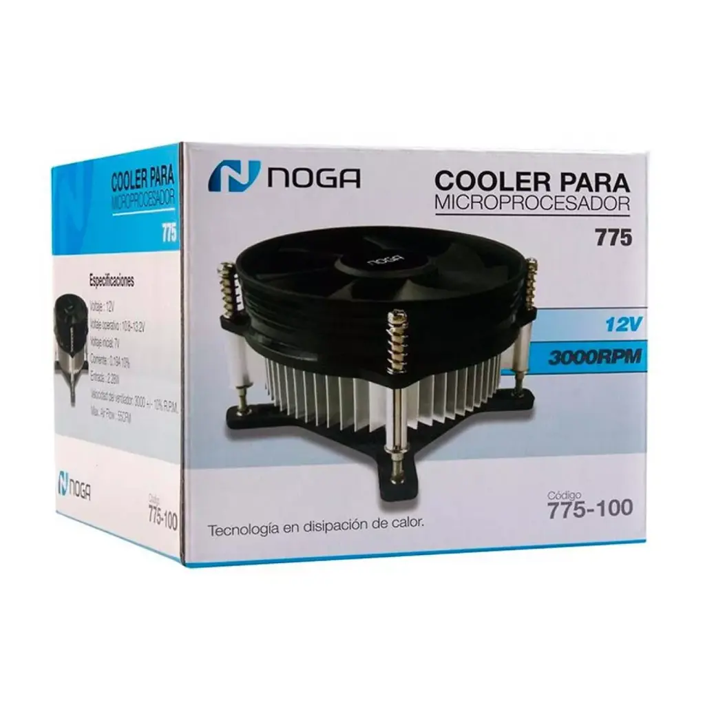 Cooler Y Disipador Para Intel 775 Noganet