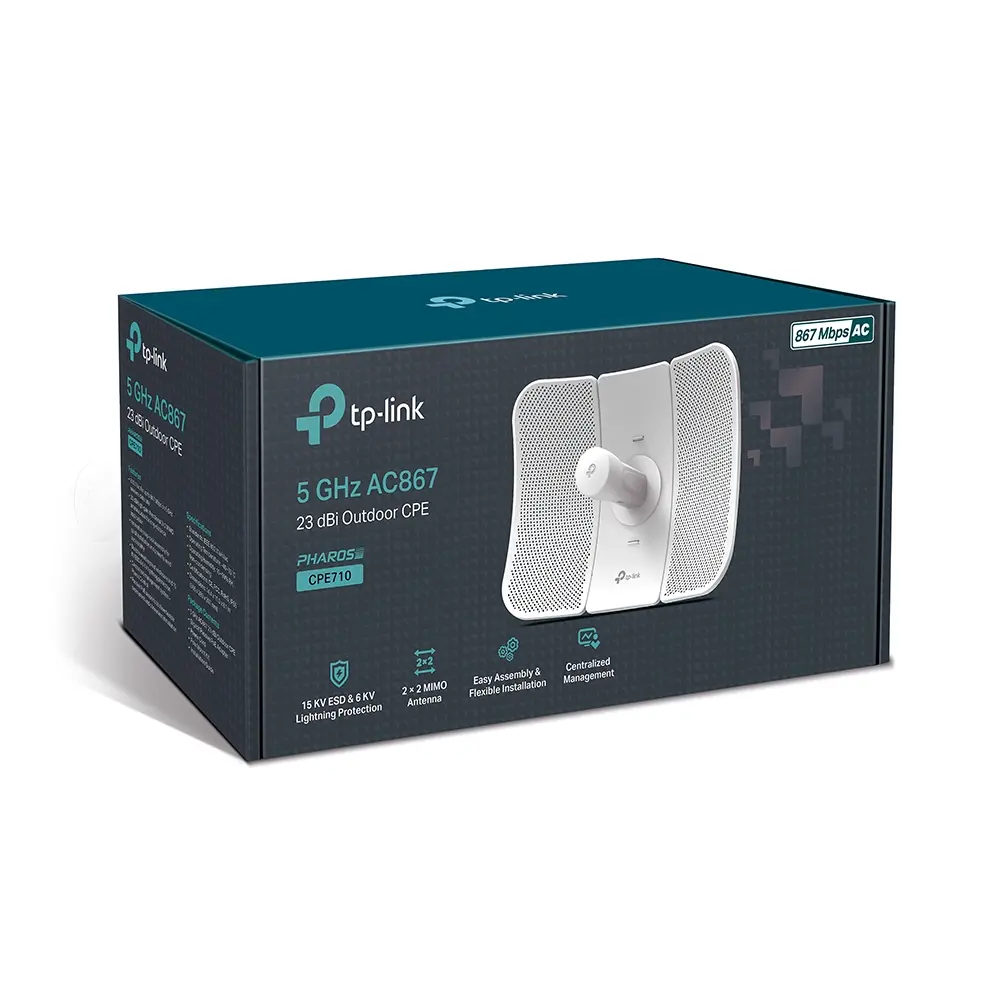 Antena Exterior 23Dbi Direccional TP-Link AP CPE710