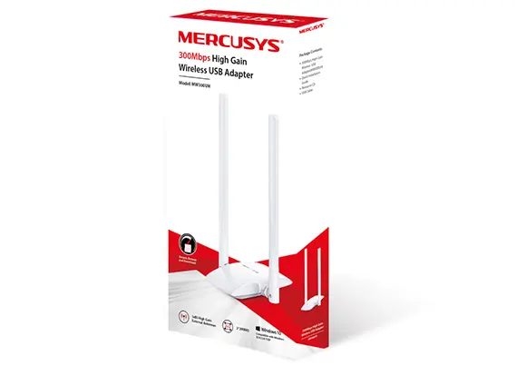 Placa De Red Inalambrica USB Mercusys MW300UH