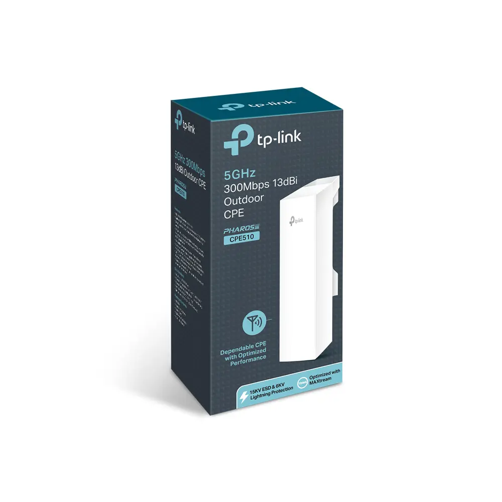 Antena Exterior 13Dbi Direccional TP-Link AP CPE510