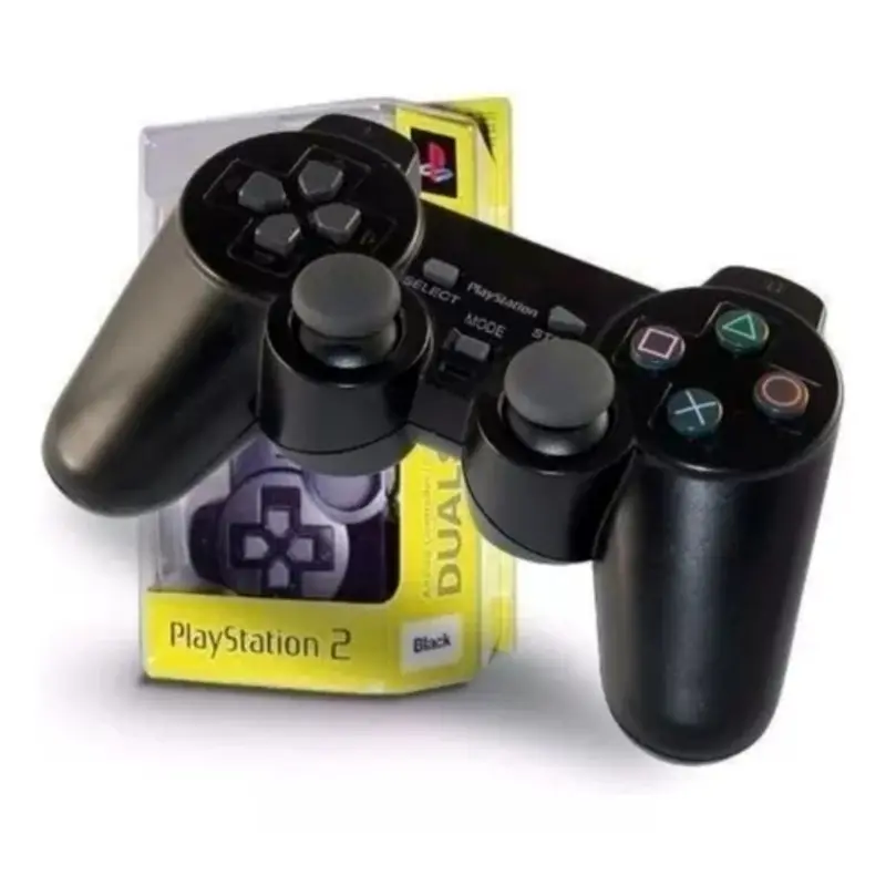 Joystick Replica Analogico Ps2 Blister Amarillo