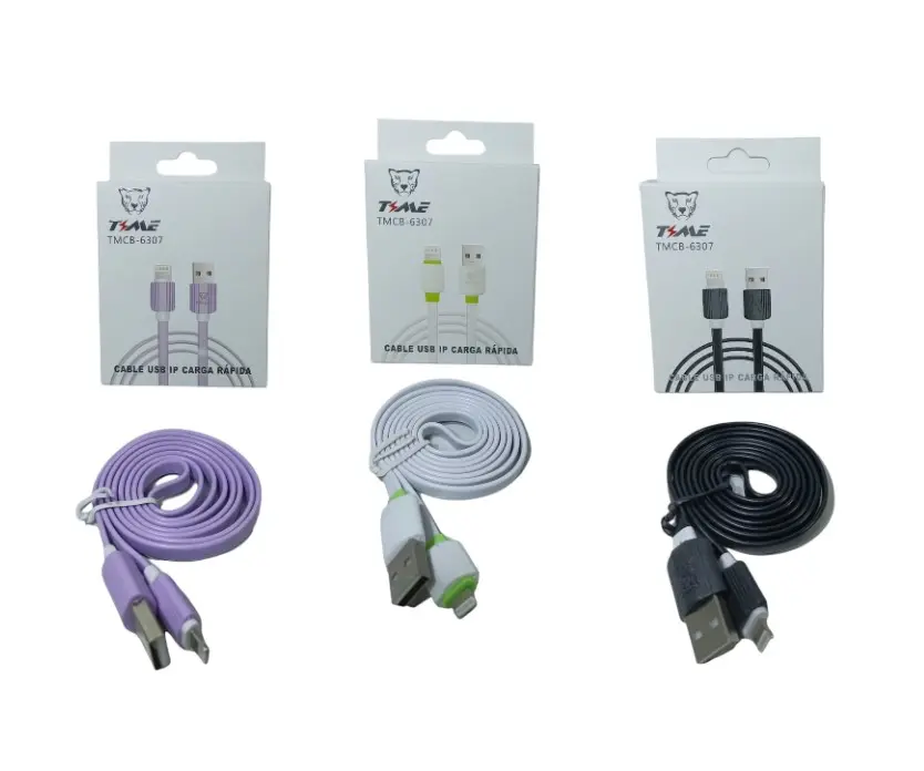 Cable Iphone Lightning 1.0 Metro Plano Time Tmcb6307