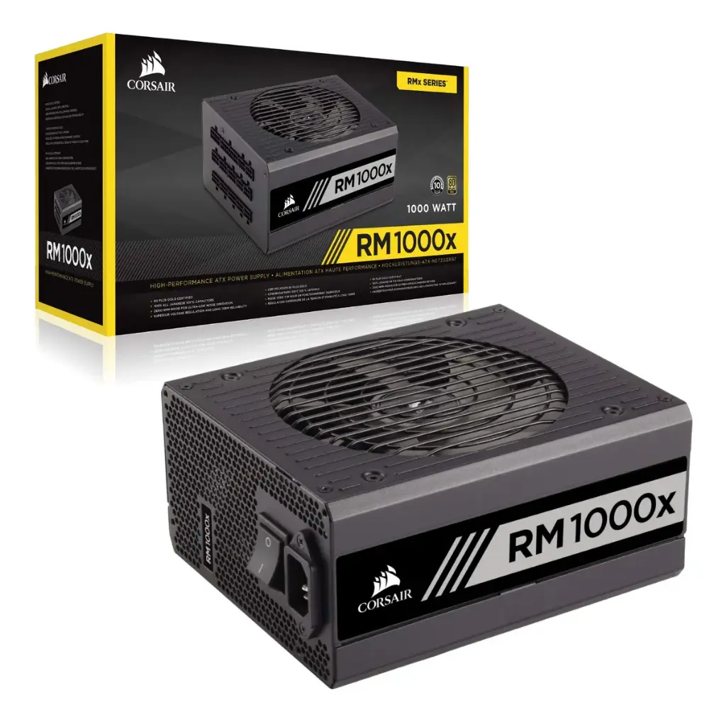 Fuente Corsair 1000W Rm1000X 80P Gold Modular