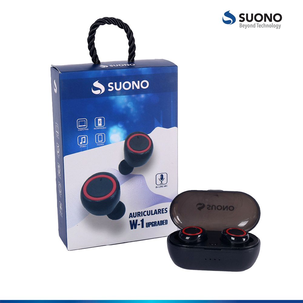 Auricular Bluetooth Suono W-1 (Tipo Airpods)