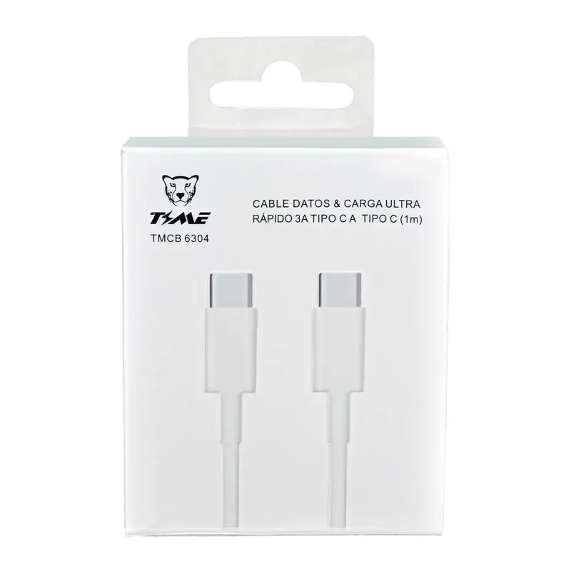 Cable Tipo C  A Tipo C 1.0 Metro Time 3A (45W) CAB-44002 / 44003 / 44005