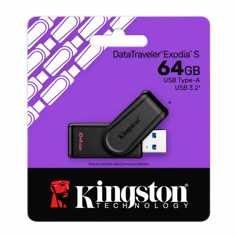 Pendrive Kingston 64Gb Dtx Exodia S 3.2