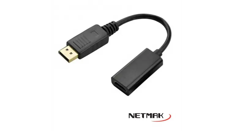Adaptador DP A HDMI (Conversor) Netmak NM-C102