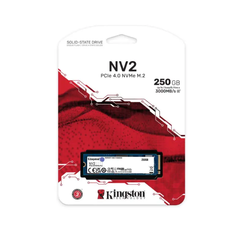 Disco Ssd Kingston Nv2 250Gb M.2. Nvme