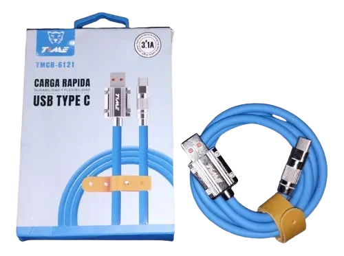 Cable Tipo C Tyme TMCB-6121 Reforzado Metalico