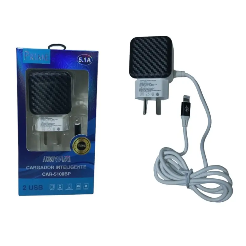 Cargador Iphone 5.1 Amper Inova Car-5100Bp