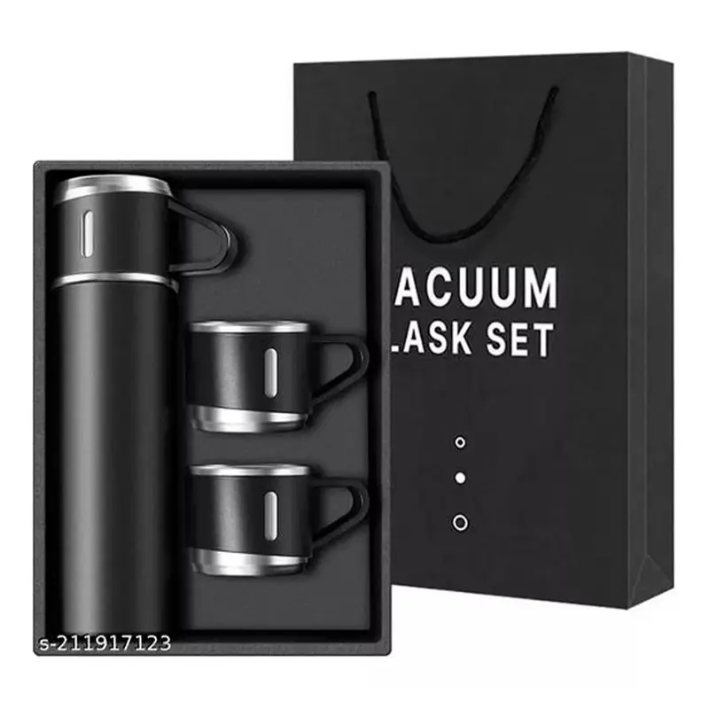 Set Camping Termo 500ml + 3 Tazas