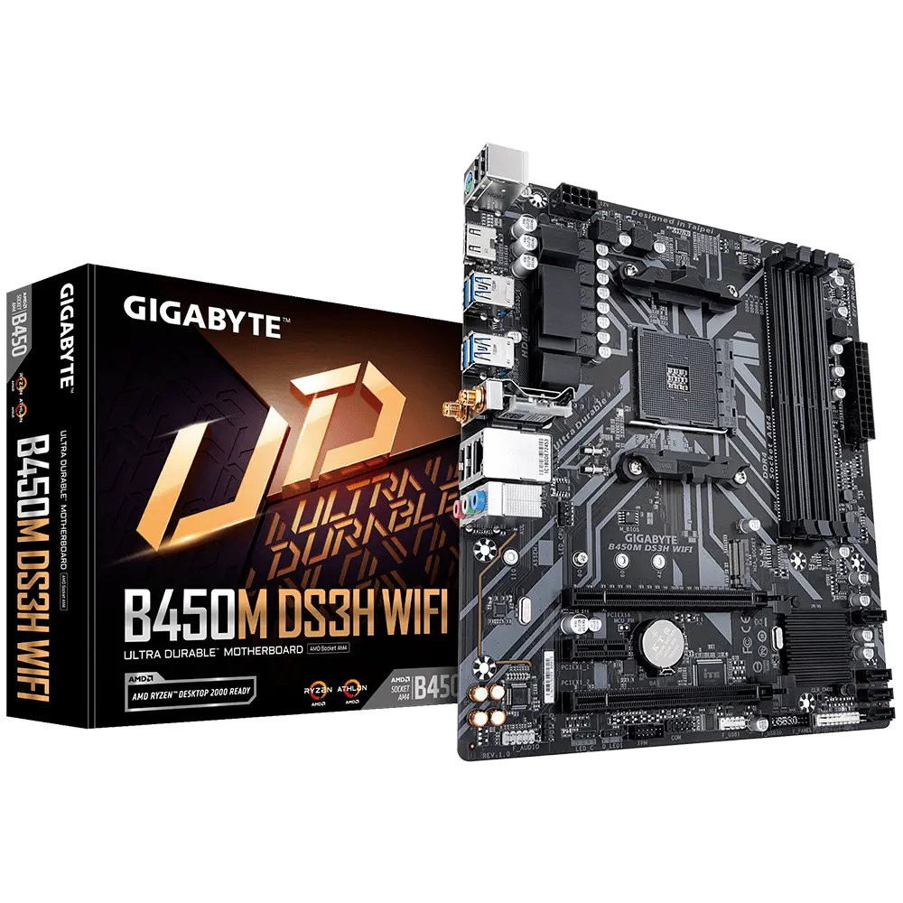 Motherboard Gigabyte B450M Ds3H Wifi S/Am4