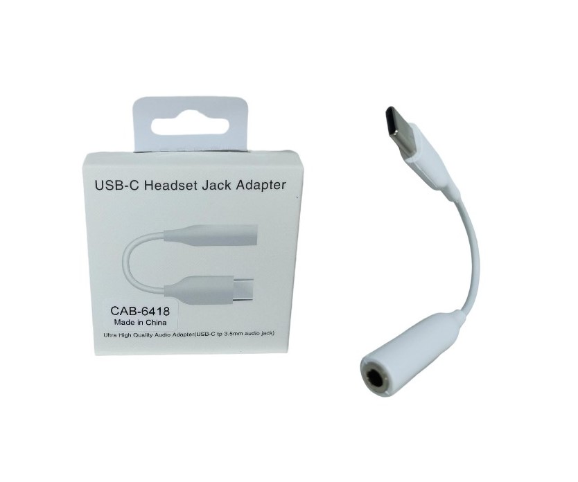 Cable Adaptador Tipo C A Plug 3.5 Cab-45007 / Cab-45002