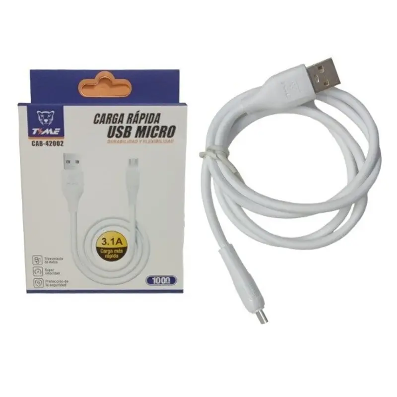 Cable V8 Time 3.1A Cab-42002