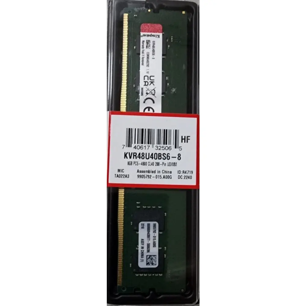 Memoria Ddr5 8Gb 4800Mhz Kingston