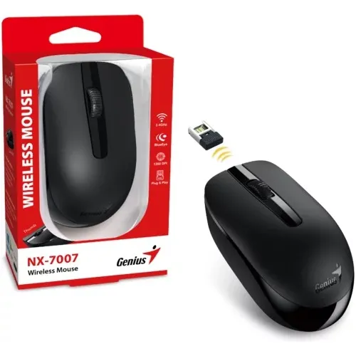 Mouse Genius NX-7007 Negro Inalambrico