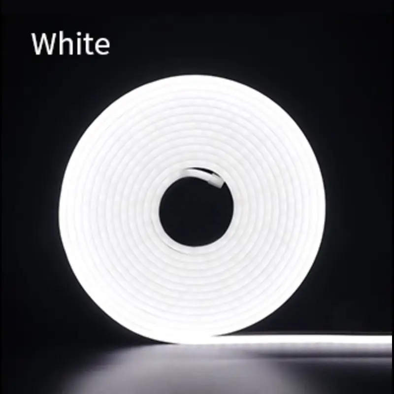 Tira Neon Blanco 5 Metros con Fuente Videomax