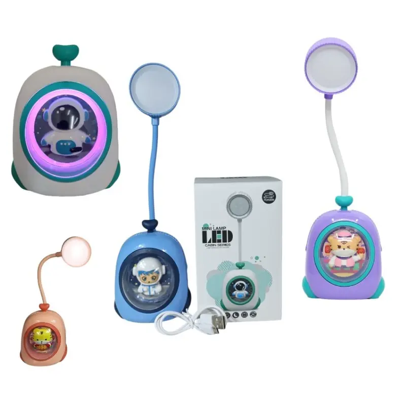Lampara Velador Astronauta + Luz Noche Led-83013