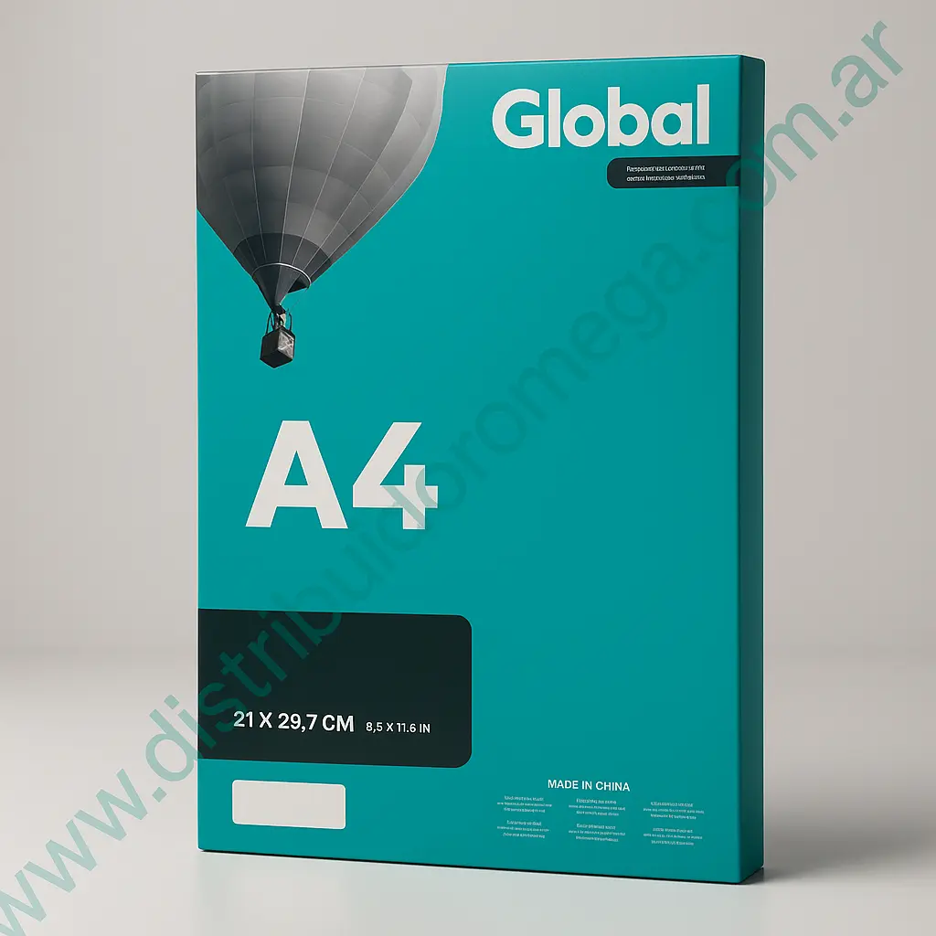 Papel Especial Global 135Gr. Glossy Foto Autoadhesivo x 20 Hojas