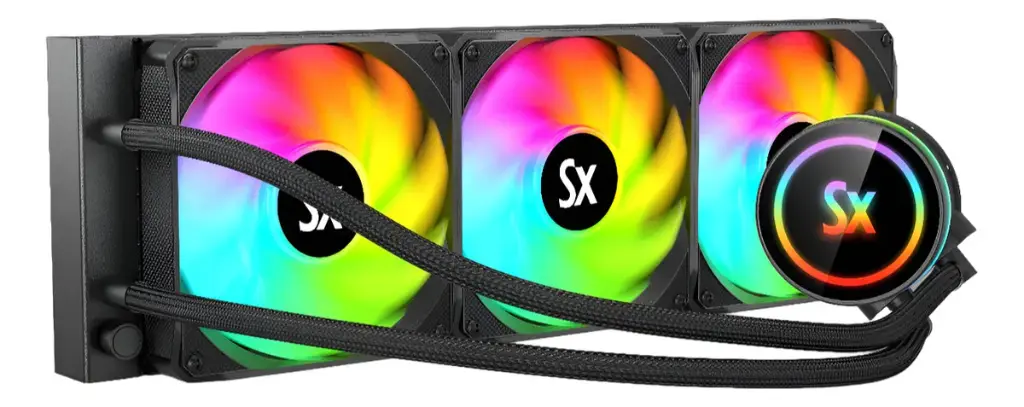 Water Cooler Solarmax Argb Wc-B360 Negro