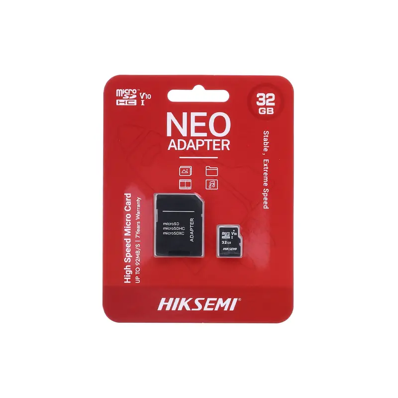 Memoria Hiksemi Neo Micro Sd Con Adaptador 32Gb Clase 10