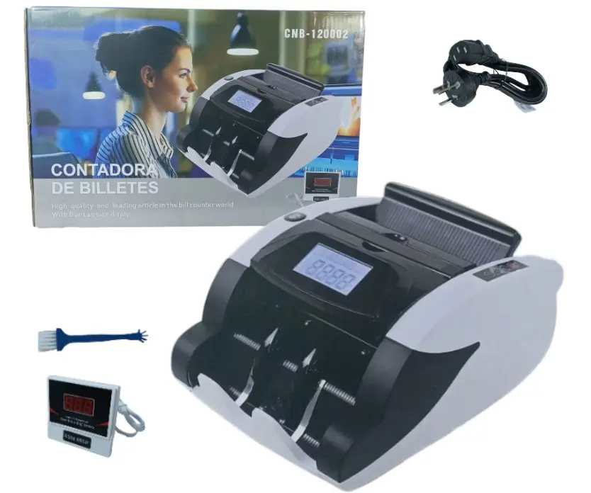 Contadora De Billetes CNB-120002 Lcd Display