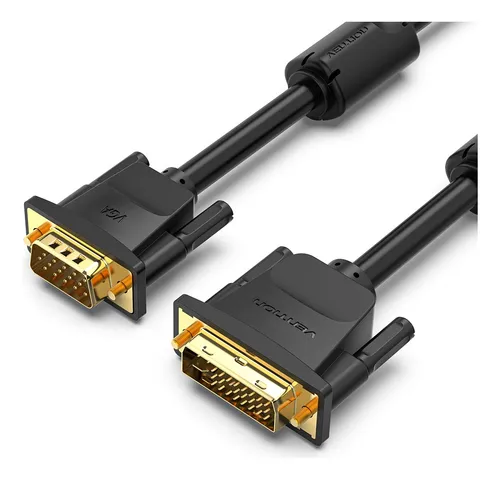 Cable DVI 24+5 a VGA 1.5 Metros