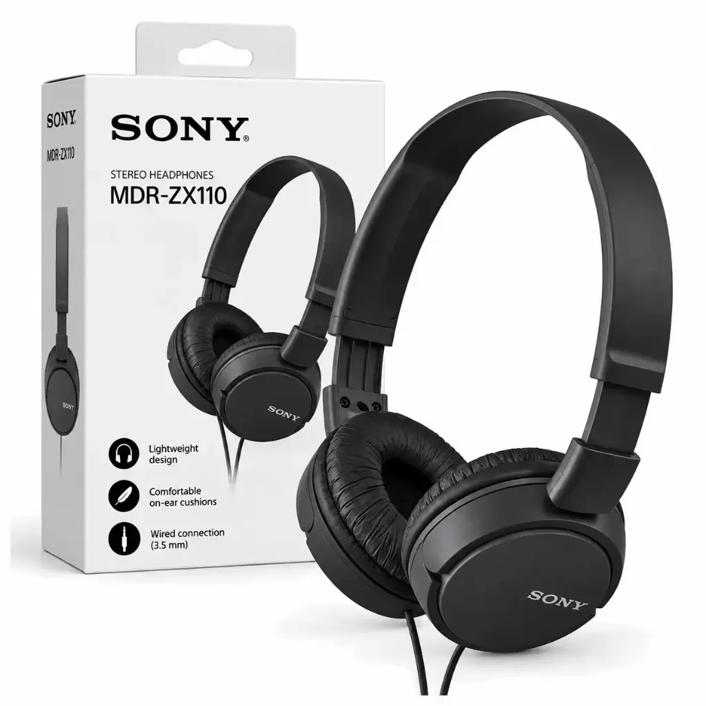 Auricular Sony MDR-ZX110 Negro Original