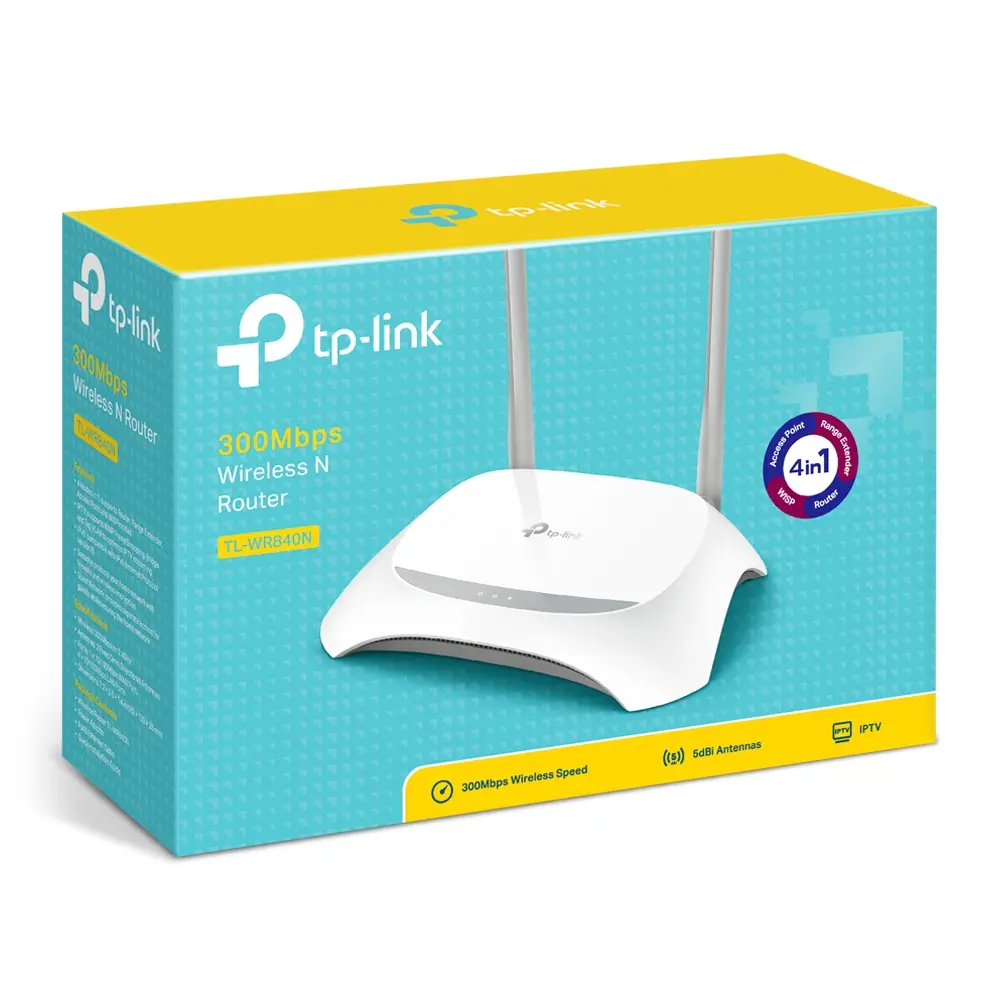 Router Inalambrico TP-Link 300Mbps TL-WR840N