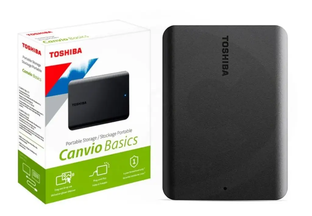 Disco Rigido Externo 1TB Toshiba Canvio Basics USB 3.0