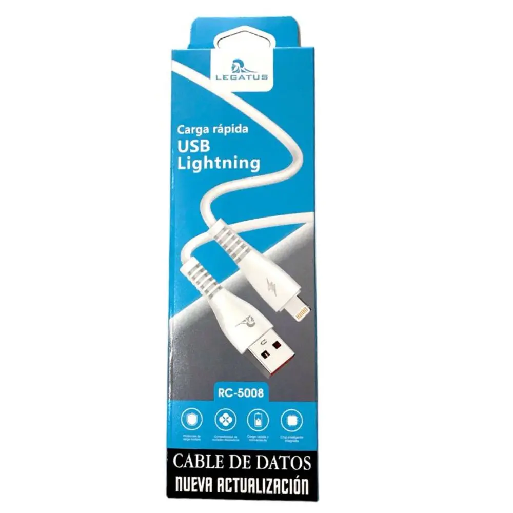 Cable Lightning 1.0 Metros Legatus LC-5008 (Iphone)