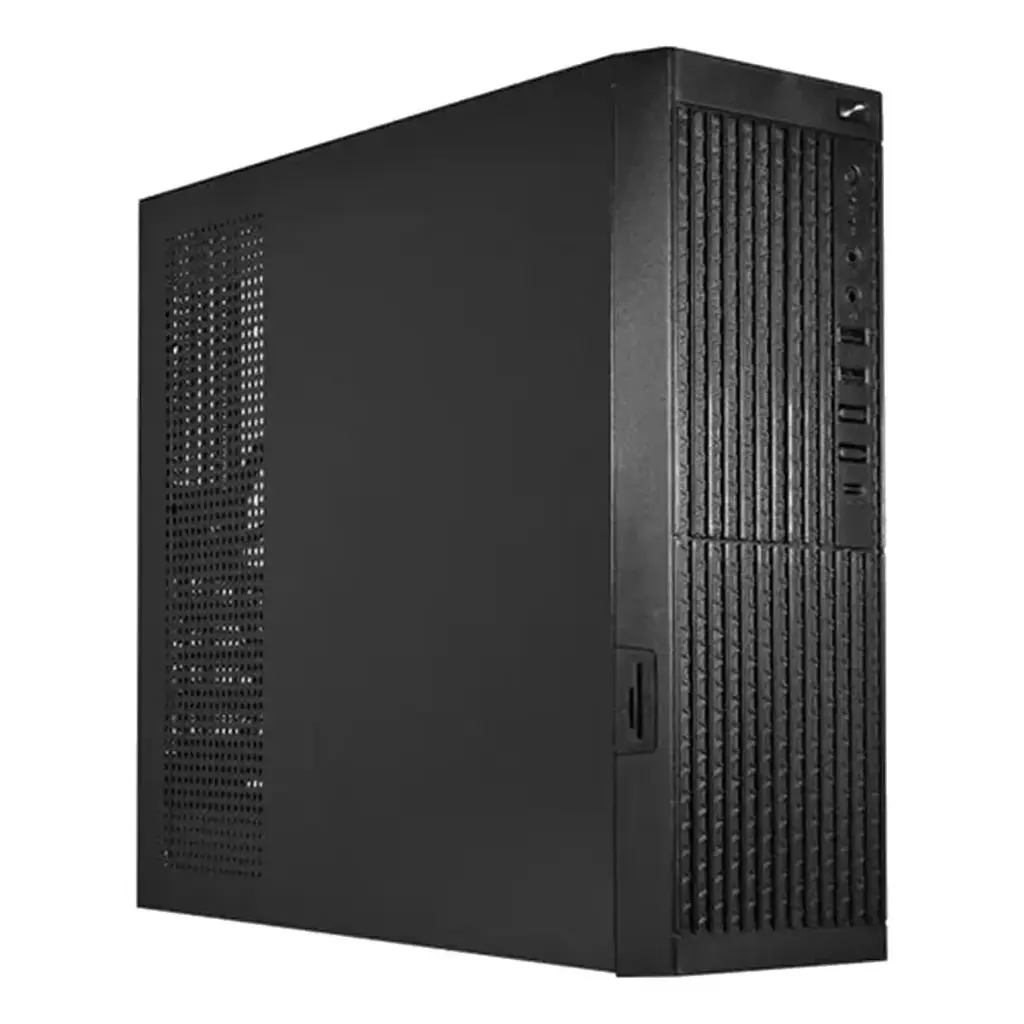 Gabinete Slim ATX Kit Shure ATX-129 con Fuente Teclado y Mouse