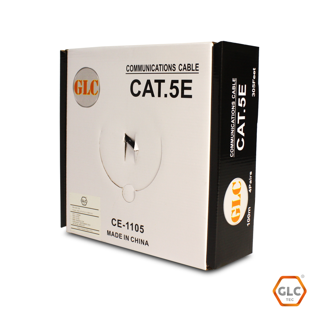 Cable UTP Categoria 5E GLC Exterior x 100 Metros