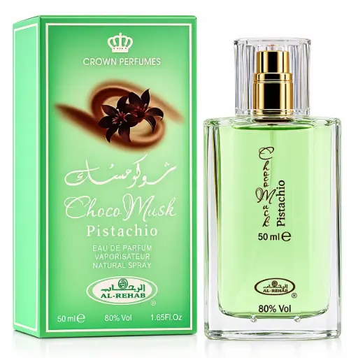 [6267] Perfume Al Rehab ChocoMusk Pistachio Unisex EDP 50ml