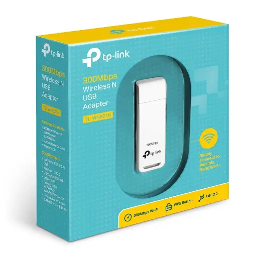 [2666] Placa De Red Inalambrica TP-Link USB 300Mbps TL-WN821N