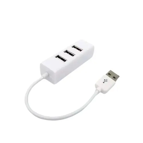 [80] Hub USB 2.0 3 Puertos Sin Trafo Bolsa Azul