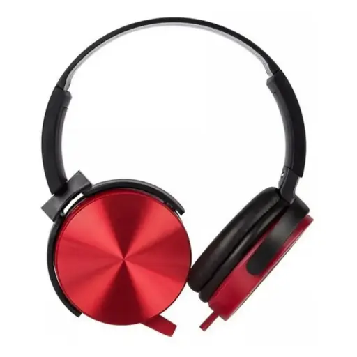 [204] Auricular Kolke Blaze KAU-144 Negro/Rojo 