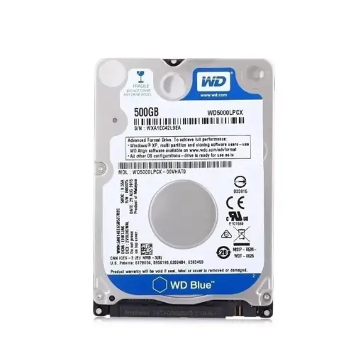 [1234] Disco Rigido Western Digital 500Gb Sata Notebook
