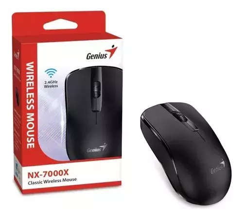 [5607] Mouse Genius Nx-7000X Negro Inalambrico