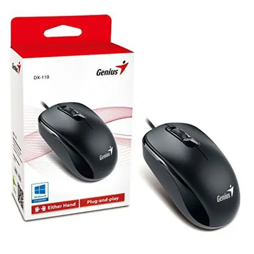 [2052] Mouse Genius Dx-110 Negro Usb