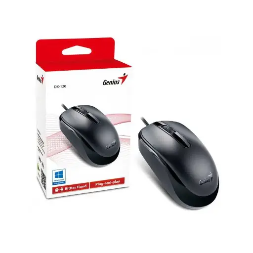 [2058] Mouse Genius Dx-120 Negro Usb