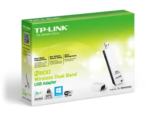 [2651] Placa De Red Inalambrica TP-Link USB Doble Banda TL-WDN3200