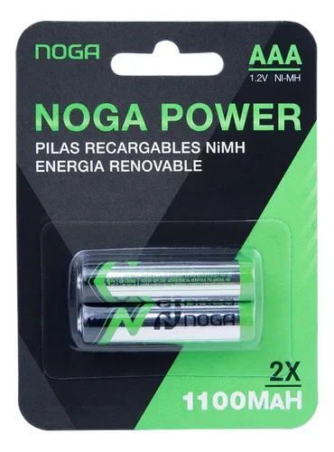 [2504] Pila Recargable Noganet 1100Mah AAA (Unidad)