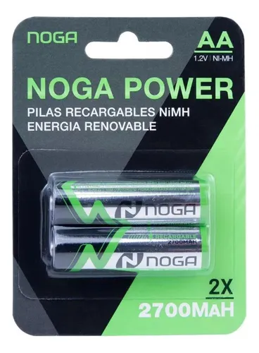 [2506] Pila Recargable Noganet 2700Mah AA (Unidad)