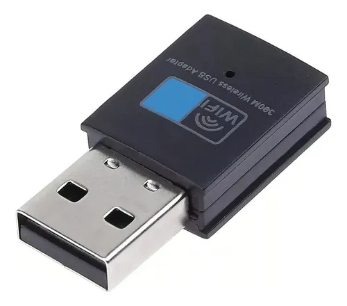 [3253] Placa De Red Inalambrica 300Mbps Usb Kanji