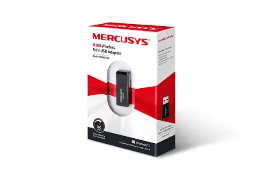 [4456] Placa De Red Inalambrica USB Mercusys MW300UM