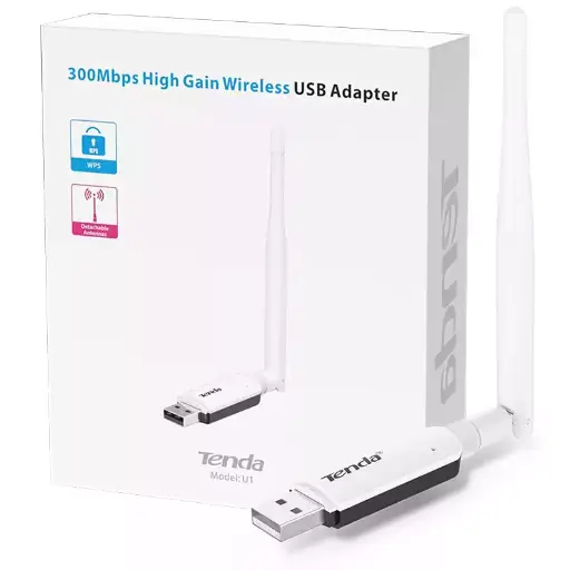 [4476] Placa De Red Inalambrica Tenda U1 300Mbps